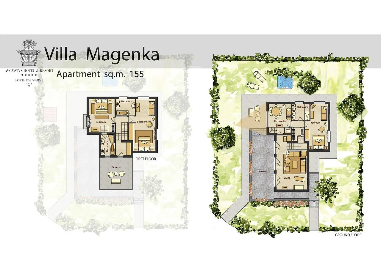 Augustus Hotel y Resort Forte dei Marmi 5*,  Italia